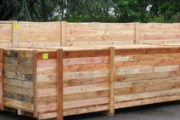 Réalisation de caisses de 6m de long pour le transport de bâches