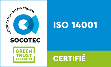 Certifié ISO 14001:2015 — SOCOTEC Green Trust